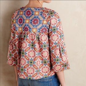 Gorgeous embroidered cropped jacket.